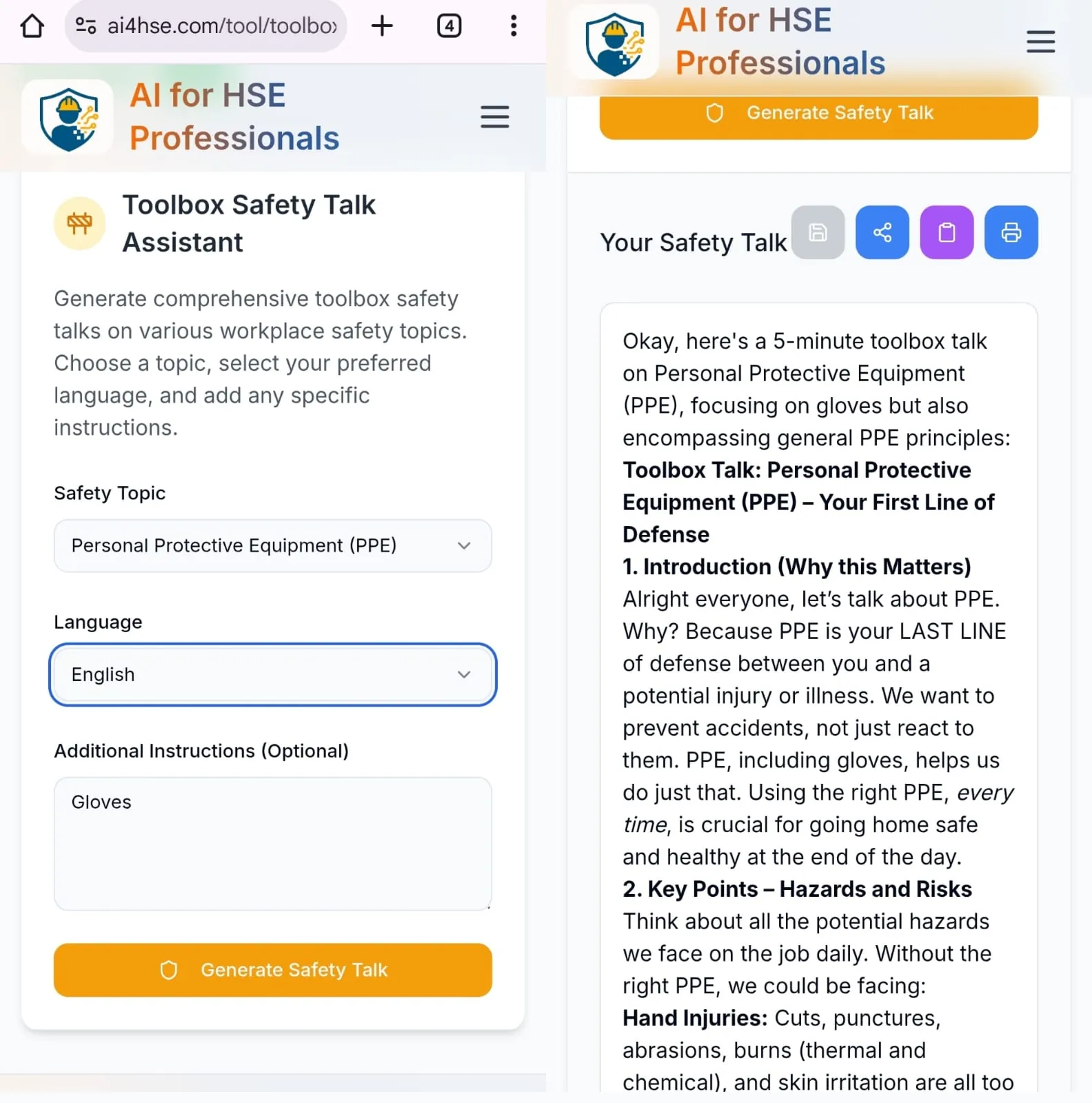 AI tools for Health & Safety, Hazard ID, JSA, Incidents