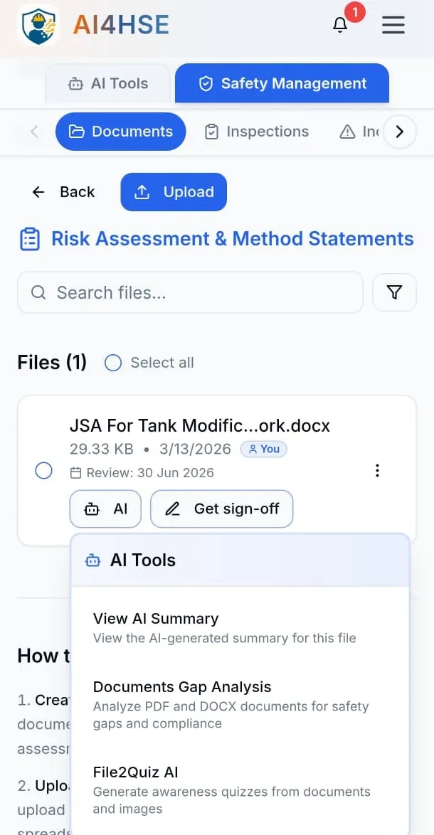 Safety Document Management Software: Free AI HSE Document Control 2026